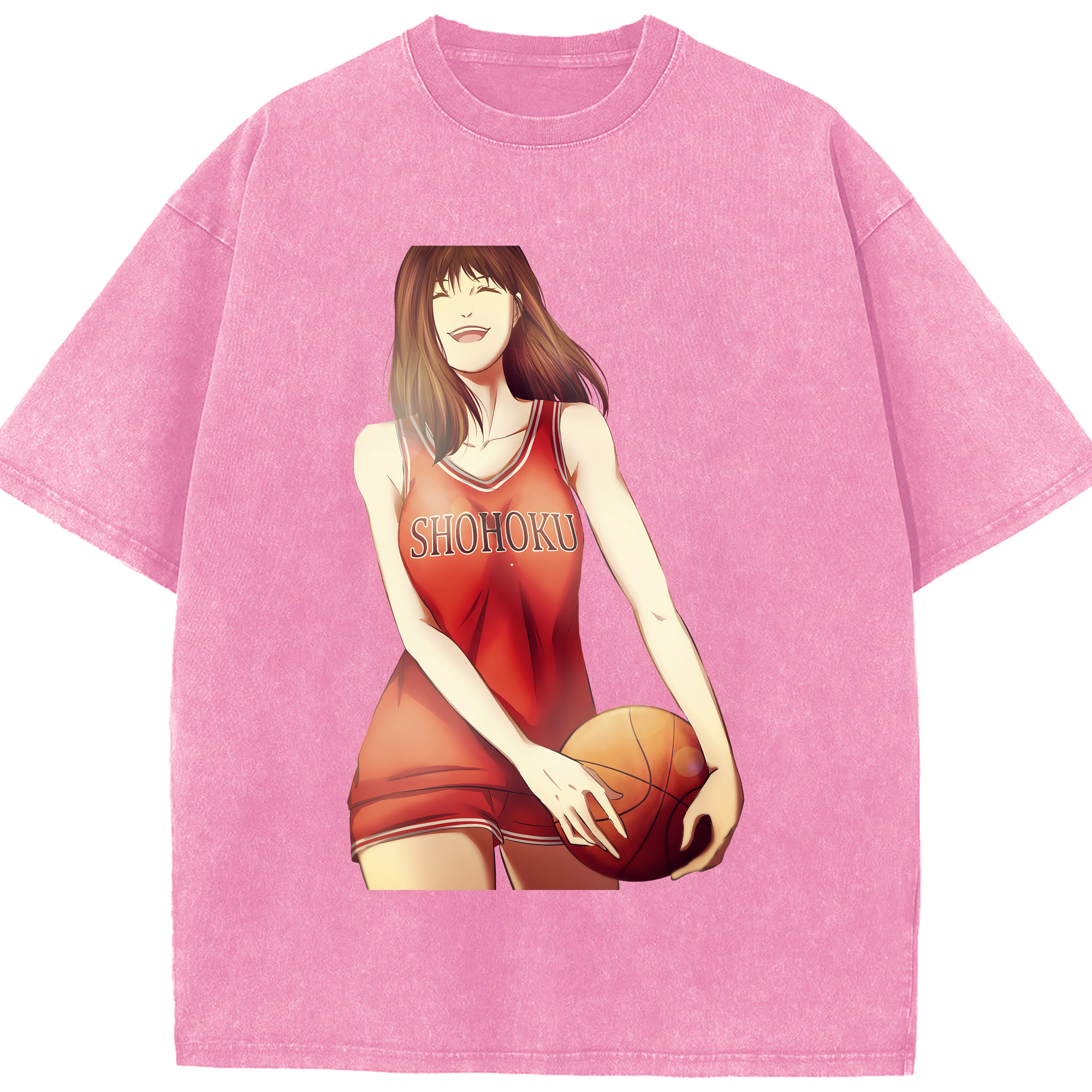 （画像用） SLAM DUNK／スラムダンク 綿100% ヴィンテージ風 半袖Tシャツ（フロントプリント）